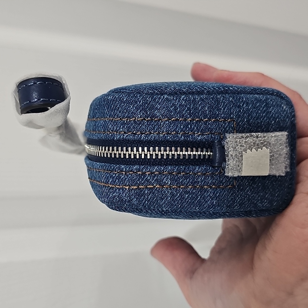 Coach Pouch Wristlet - Indigo Denim - Picture 4 of 10